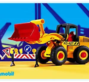 Playmobil Ouvrier bull chargeur 3934