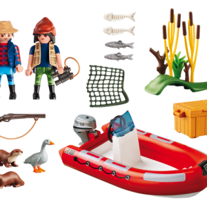 Playmobil Braconniers avec bateau 5559