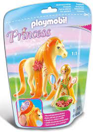 Princesse Mimosa avec cheval 6168