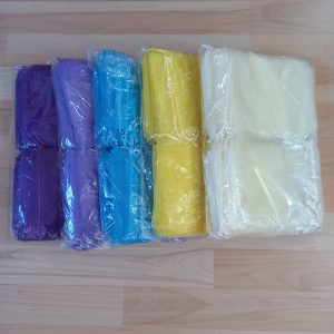 9010 – 100 pochettes organza divers coloris