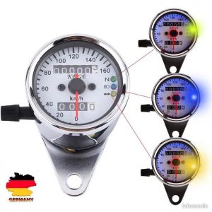2405 – Compteur de vitesse universel pour moto, indicateur LED de clignotant neuf