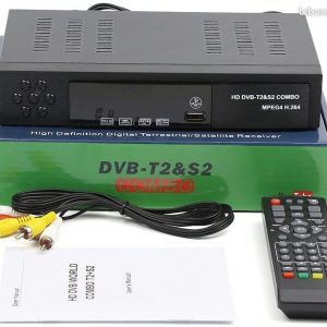 4240 –  Récepteur combo satellite numérique DVB-T2 et DVB-S2 neuf