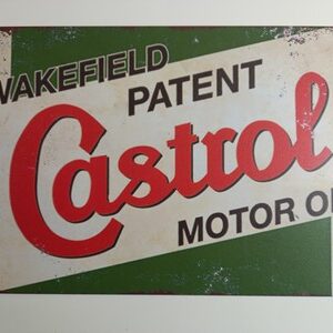 9051 – Plaque déco Castrol motor oil