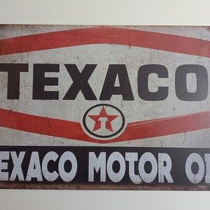 9050 – Plaque déco Texaco