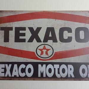 9050 – Plaque déco Texaco