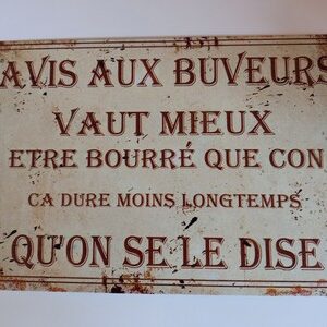 9056 – Plaque métal humoristique