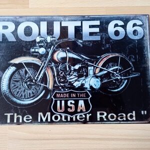 9045 – Plaques métal Route 66 USA