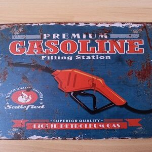 9023 – Plaque Premium Gasoline