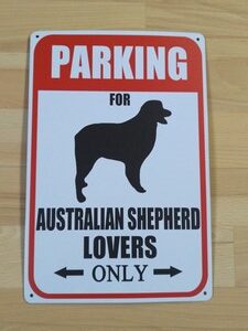 9094 Plaque métal Australian Shepherd