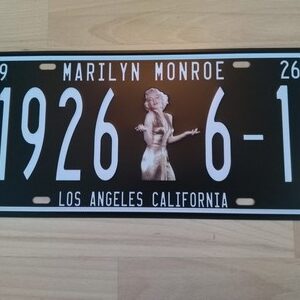 9068 Plaque Marilyn Monroe