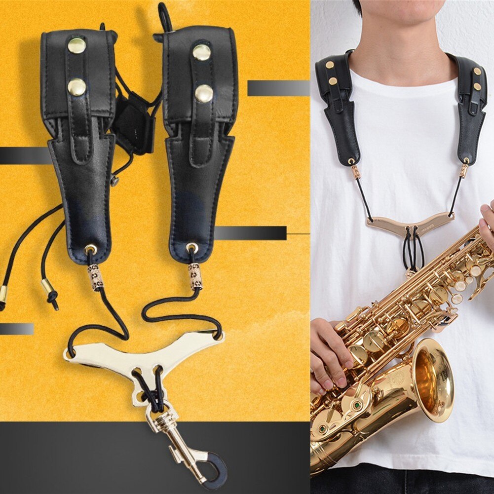 1pc double épaule utile harnais de saxophone pour la performance sangle -  sangle courroie confort du musicien - Cdiscount Instruments de musique