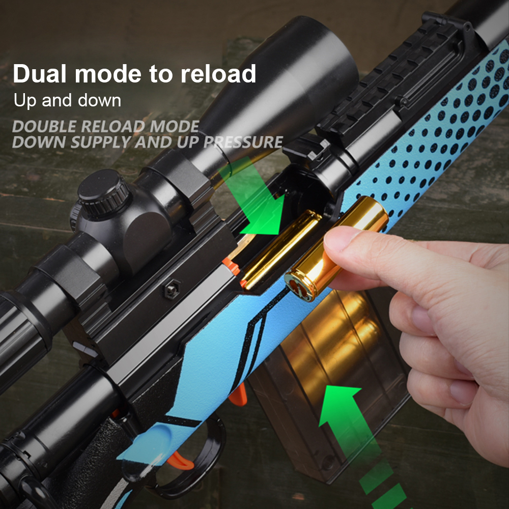 Fusil de Sniper électrique à balles souples, costume pour balles