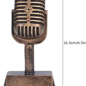 6356 – Ornement de Microphone décoratif neuf