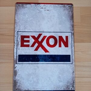 9170 – Plaque métal déco Exxon