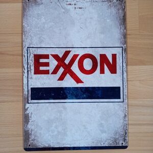 9170 – Plaque métal déco Exxon