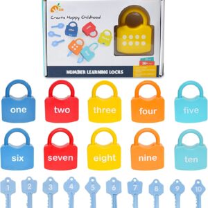 6521 – jouets éducatifs pour enfants avec cadenas et clés neufs