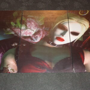 6486 –  tableau 3 pièces joker et harley quinn 150 x 70 cm neuf