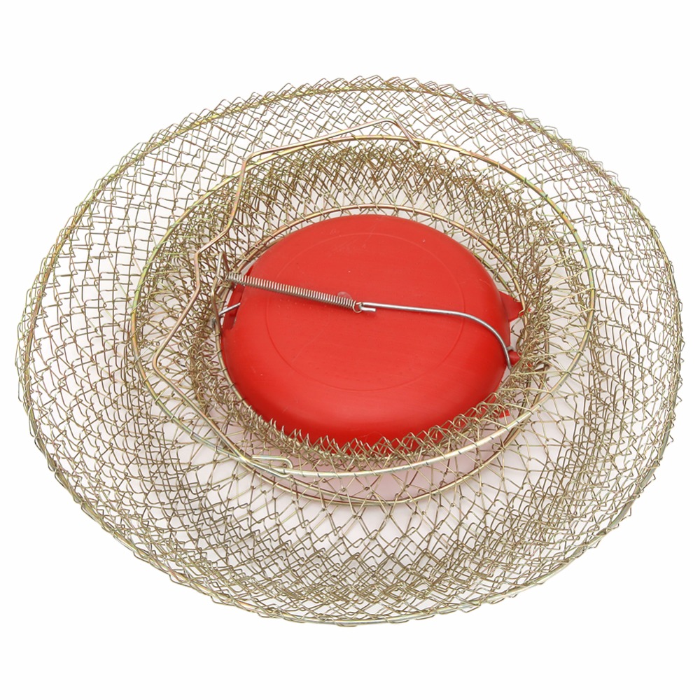 Panier De Pêche Flottant Et Pliable - Cage En Filet Caoutchouté, 20x90 Cm - Pour Garder Les Prises Vivantes Ou Stocker Les Appâts