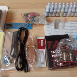 7050 – Kit de tatouage avec fournitures de tatouage neuf