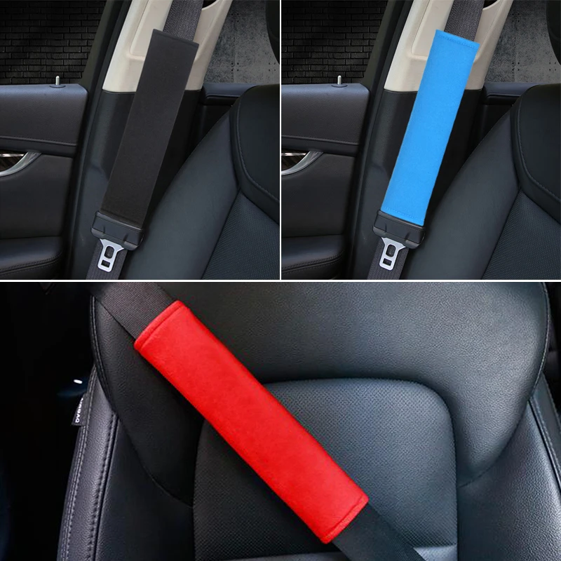 6979 – Protection d'épaule de ceinture de sécurité rouge neuve - aimboutique