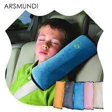 Protection Ceinture De Sécurité Enfant - 2 Pièces (bande Fixe + épaulette) Motif Canard/grenouille - Confort Voiture