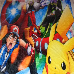 7150 – plaid couverture pokemon 160 x 130 cm neuf