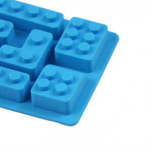 7139 – Moule à Chocolat Lego – 15×8.5cm – Silicone – Bleu ciel neuf