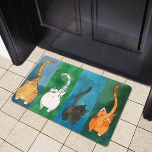 7344 – Tapis de Porte intérieur Chats 70 x 45 cm neuf