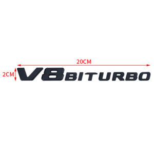 7447 – Emblème V8 BITURBO neuf