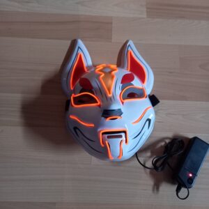 9189 – Masque renard cosplay lumineux led