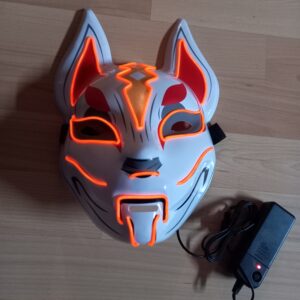 9189 – Masque renard cosplay lumineux led