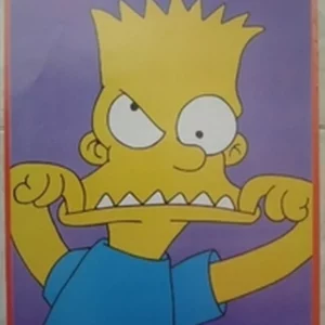AFFICHE n° 038 – Poster Simpsons Bart Simpson neuf