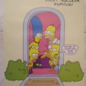 AFFICHE n° 040 – Poster Simpsons America’s Simpson neuf
