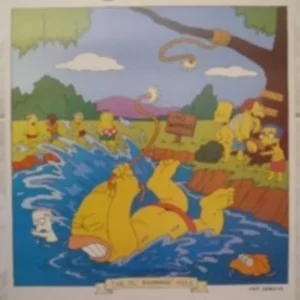 AFFICHE n° 048 – Poster Simpsons collection Simpson neuf