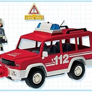 Playmobil 3181 Pompier Véhicule d’intervention RC neuf