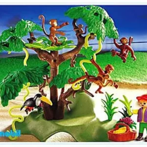 Playmobil 3238 Famille de singes et visiteurs neuf