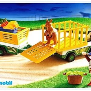 Playmobil 3242 Gardien de zoo et véhicule d’entretien neuf