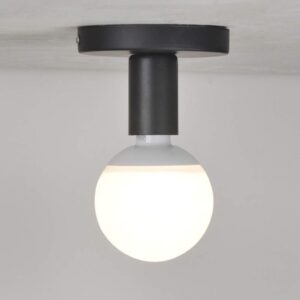 8483 – Lampe de plafond, Plafonnier métal noir neuve