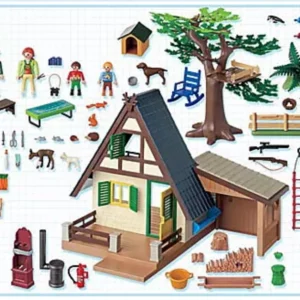 Playmobil 4207 Animaux et maison forestière neuf