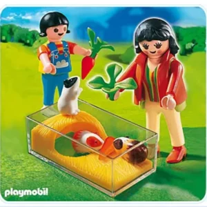 Playmobil 4348 Enfants avec terrarium et cochons d’Inde neuf