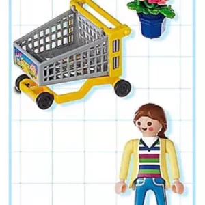 Playmobil 4638 Cliente caddie fleurs neuf