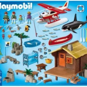 Playmobil 5039 Cabane du pêcheur et hydravion neuf