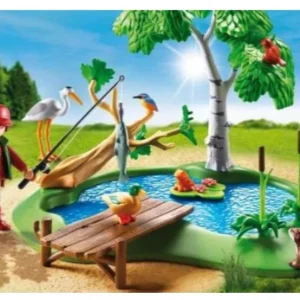 Playmobil 6816 Ilot avec pêcheur et animaux neuf