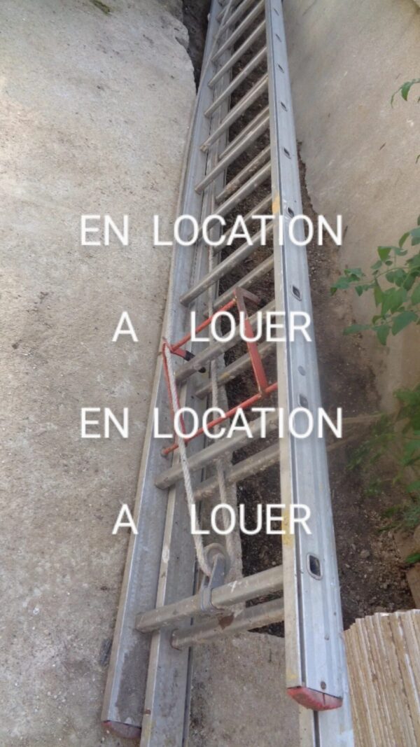 LOC0002 - Location d’une échelle coulissante de 10 m (2 x 5.00 m). - 15€  – Image 10