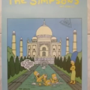 AFFICHE n° 047 – Poster Simpsons Palais Taj Mahal Simpson neuf