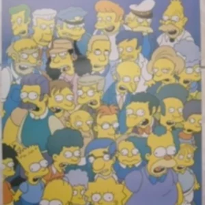 AFFICHE n° 061 – Poster Simpsons Personnages Simpson neuf