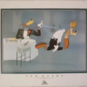 AFFICHE n° 071 – Poster Tex Avery Loup  neuf