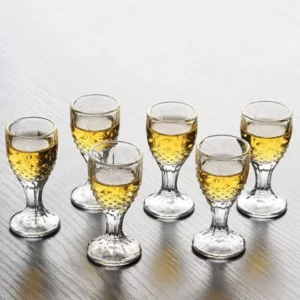 8545 – Lot de 6 petits mini verres à shot de 12 ml neufs