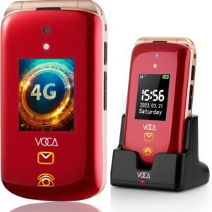 8761 – VOCA Téléphone V543  à Clapet simplifié pour Seniors neuf