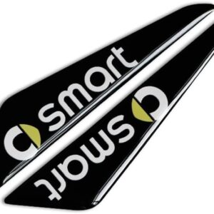 8951 – 2 autocollants smart en reliefs neufs